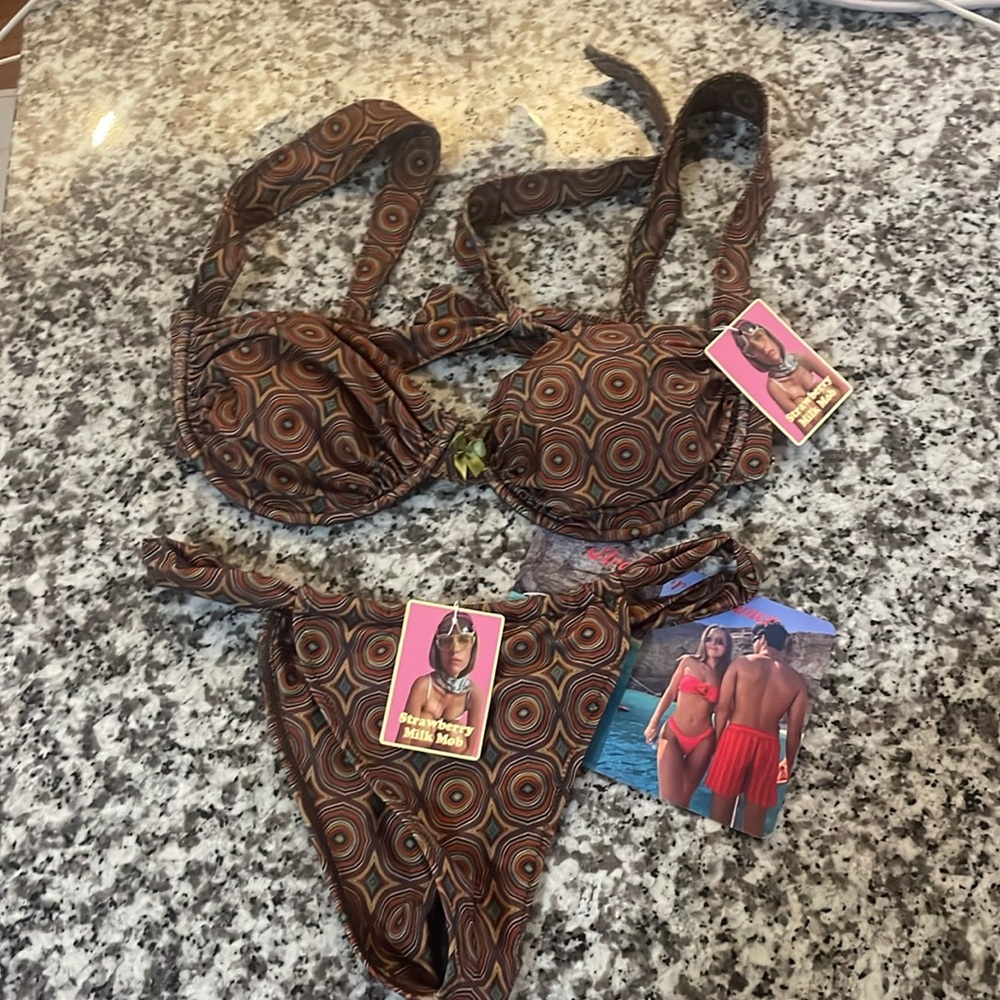 Strawberry milk mob bikini